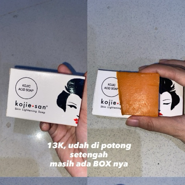 (PRELOVED) kojie.san kojic acid soap 65g