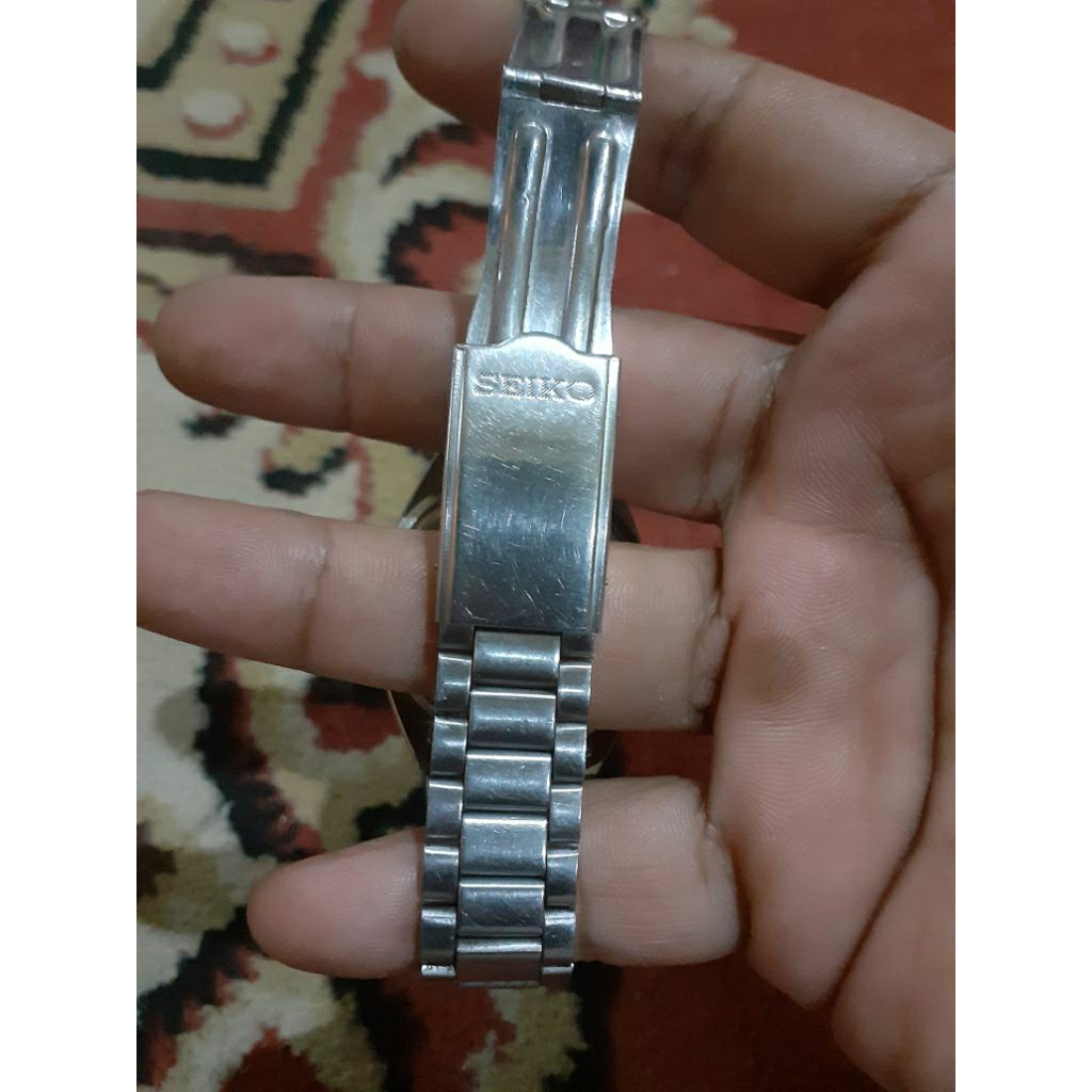 Seiko 5 automatic gold index ,white dial 7009