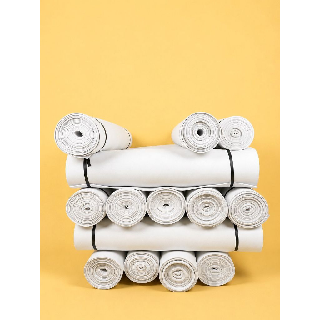 Spon Ati Putih Roll 100 Meter X 113 Cm Tebal 1Mm 1.5Mm 2Mm Busa Topi Spon Eva Gulungan Bahan Tas,