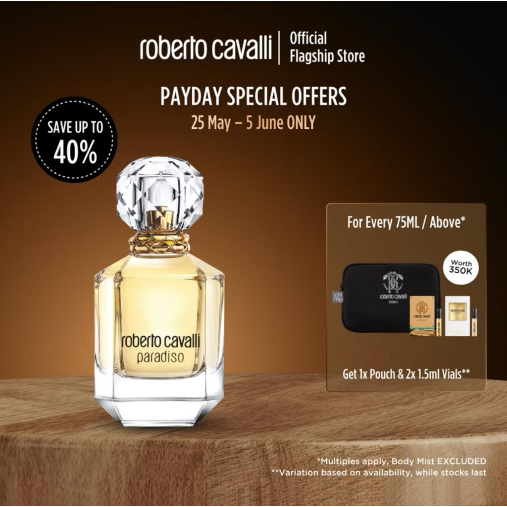 [FLASH SALE] ROBERTO CAVALLI - Roberto Cavalli Paradiso - Female Perfume