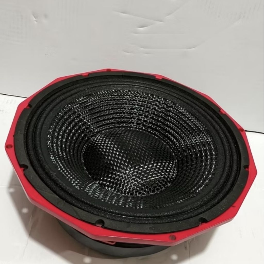 RCF 12LS70 karbon,warna merah VC 4" ORIGINAL SUBWOFFER 2000WATT