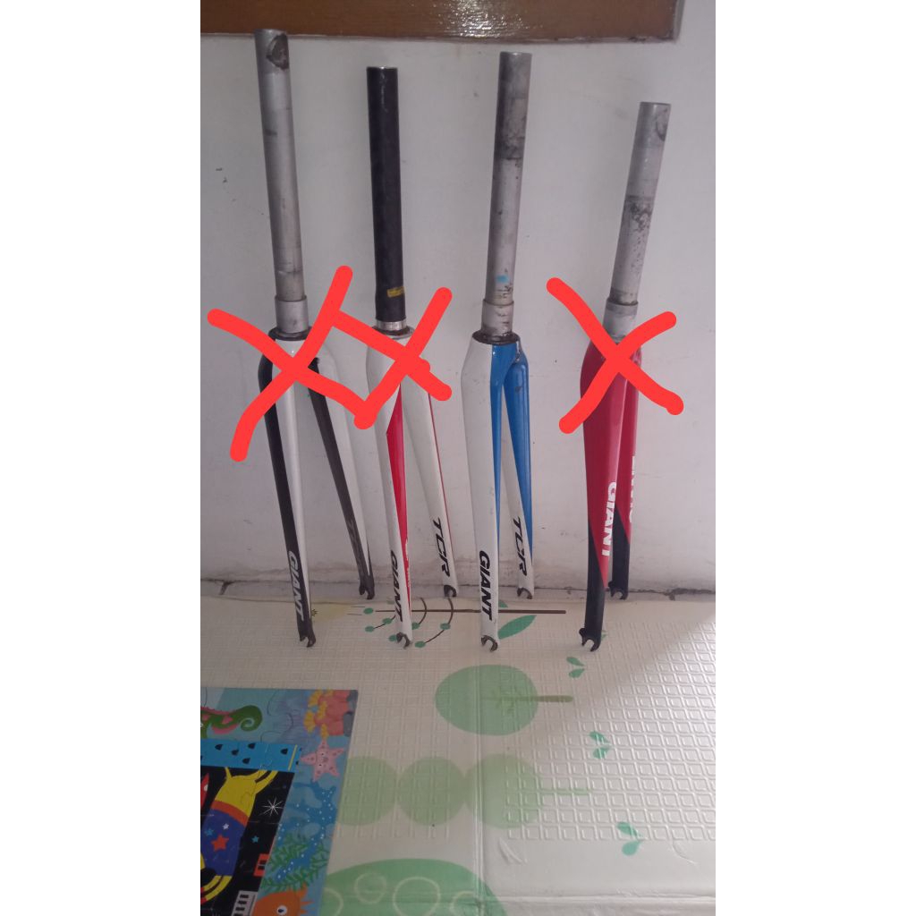 fork carbon tapered copotan giant TCR old 377254