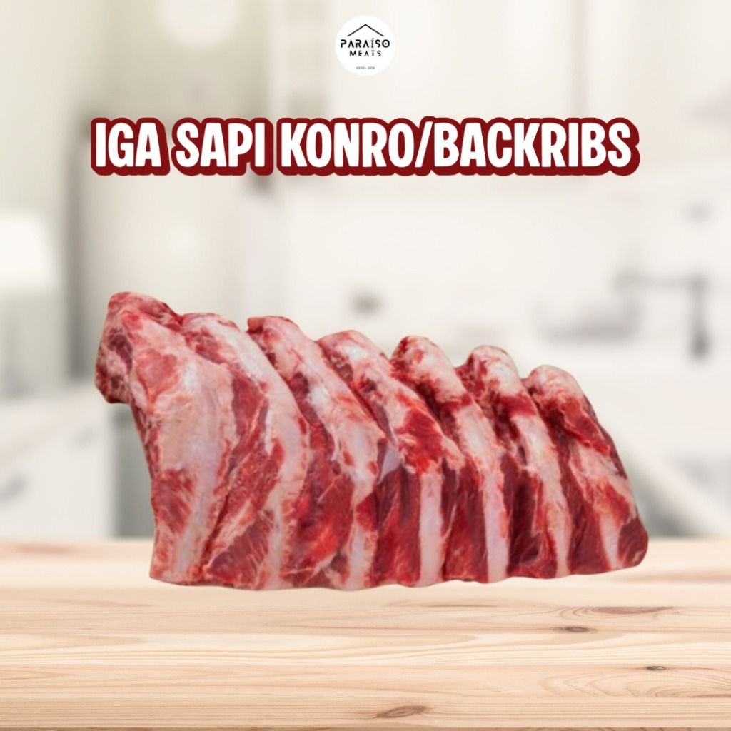 Iga Sapi Konro Kualitas Segar I Back Ribs Premium