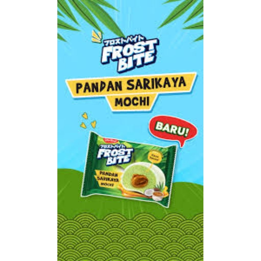 Es krim mochi glico rasa Pandan Srikaya