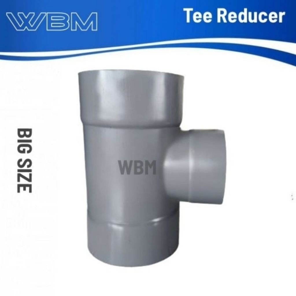 Tee Reducer pvc 10 x 5 inchi D - TEE PVC 10 x 5 inchi D