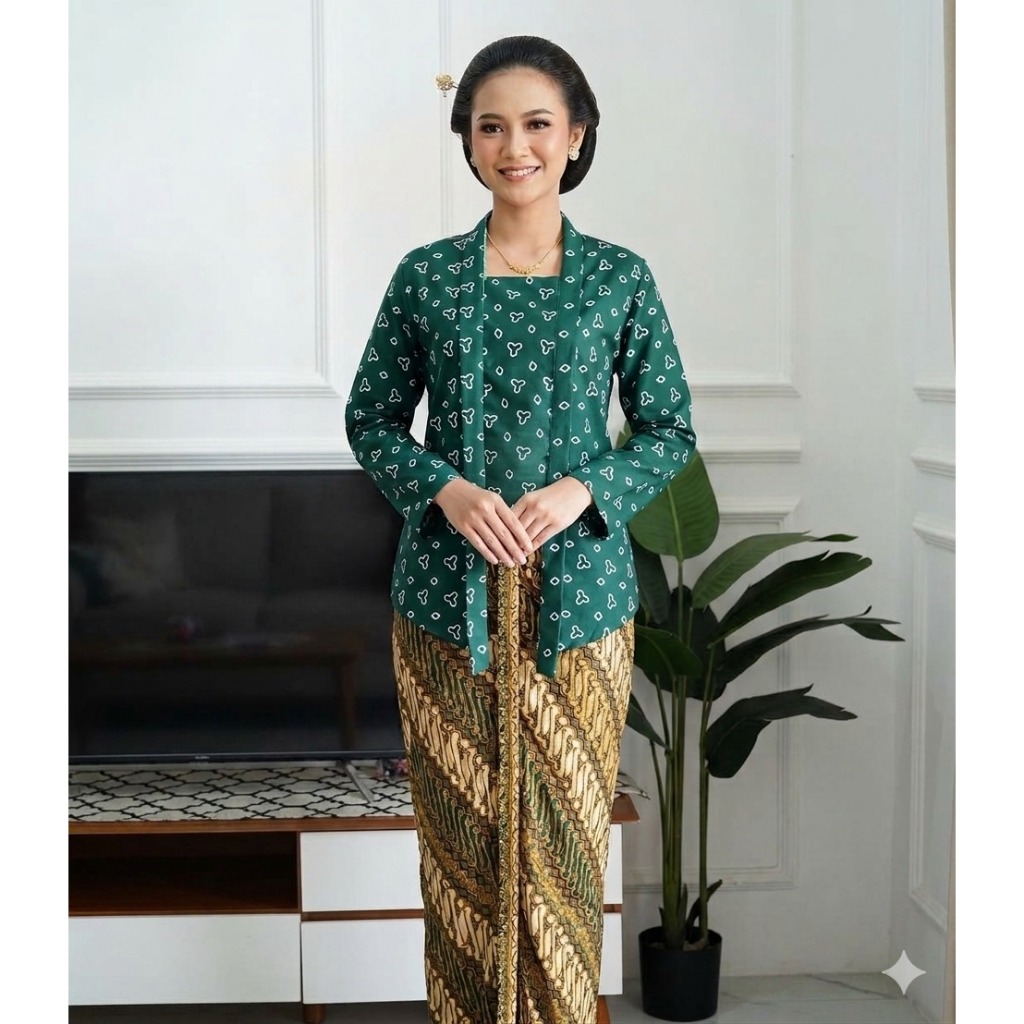 PROMO Kebaya Kutu Baru Jumputan Wanita / Kebaya Modern Jumputan / Kebaya adat Kebaya Batik Pink Soft
