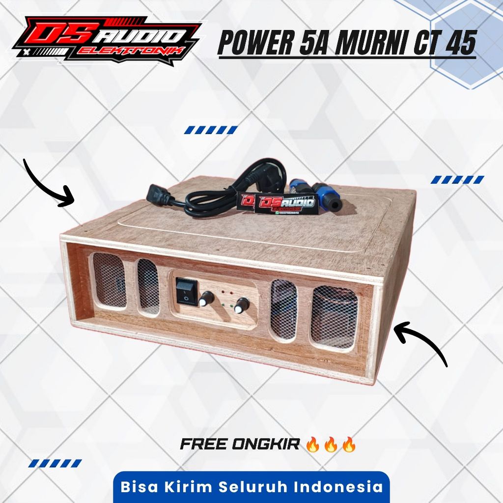 Power Amplifier 5 amper toroid ct 45 Stereo