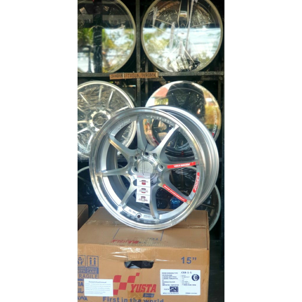 Velg ce28 R15 silver polish