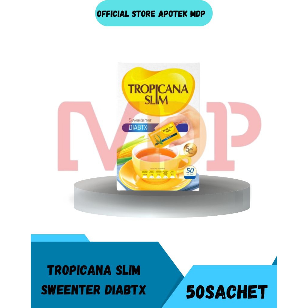 TROPICANA SLIM DIABTX 50 SACHET