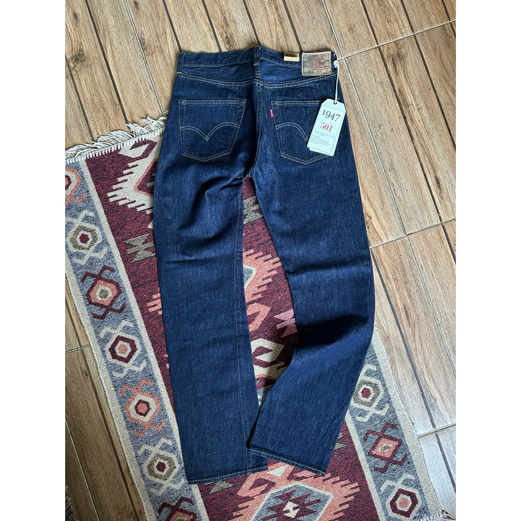 levi’s vintage clothing lvc 501xx 1947 selvedge new dark rinse bnwt