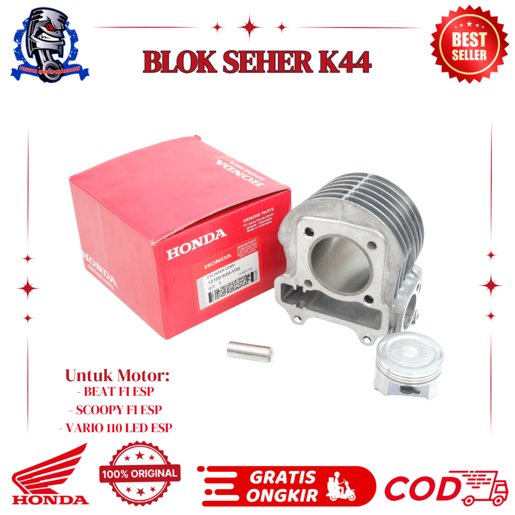 Blok seher beat fi  k44 - blok seher honda  vario 110 fi esp kode k44