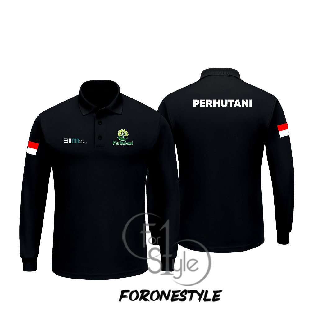 Poloshirt PERHUTANI - Baju berkerah PERHUTANI - Kaos Polo PERHUTANI - Kanksablon
