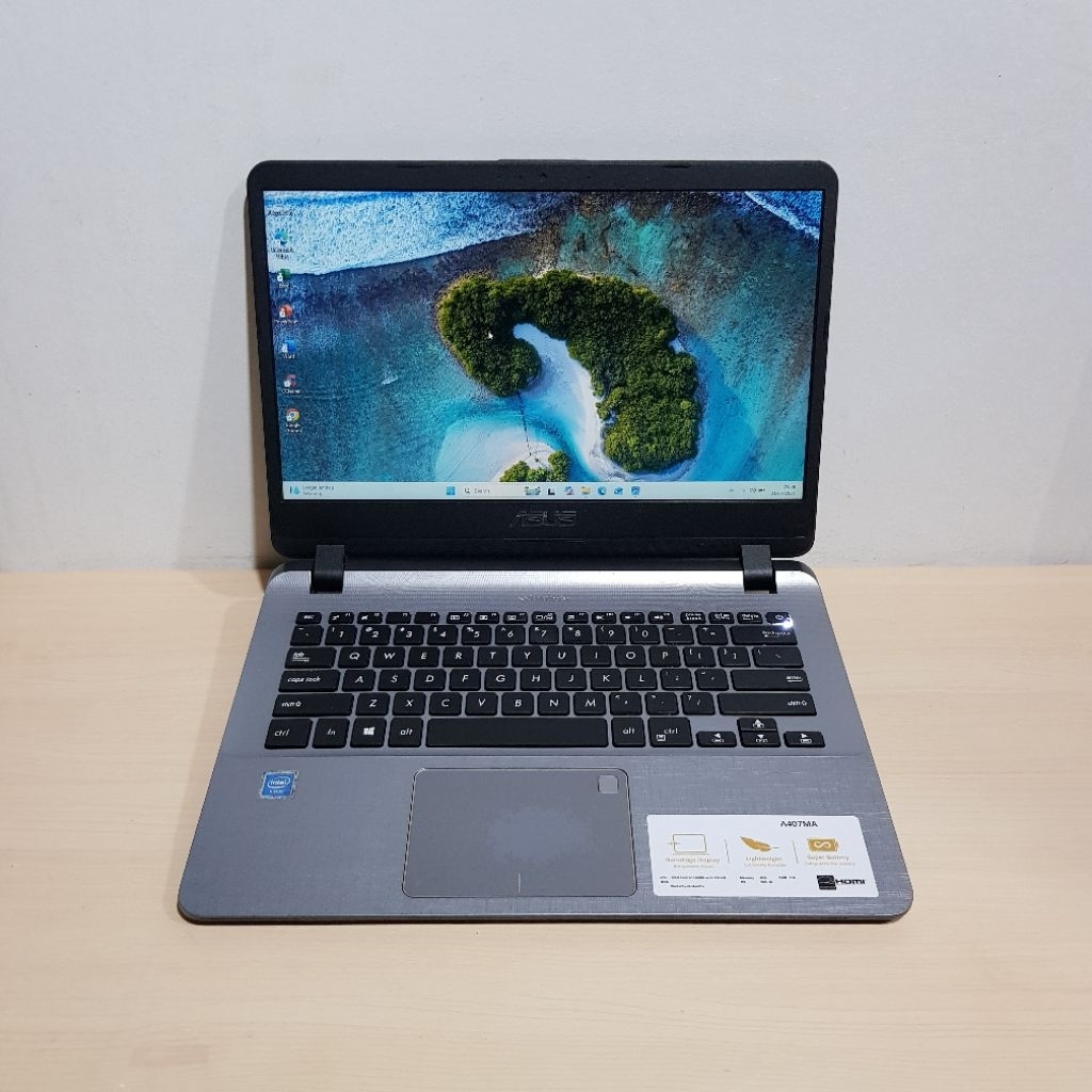 Asus Vivobook A407m Intel N4000 Ram 4GB SSD 128GB