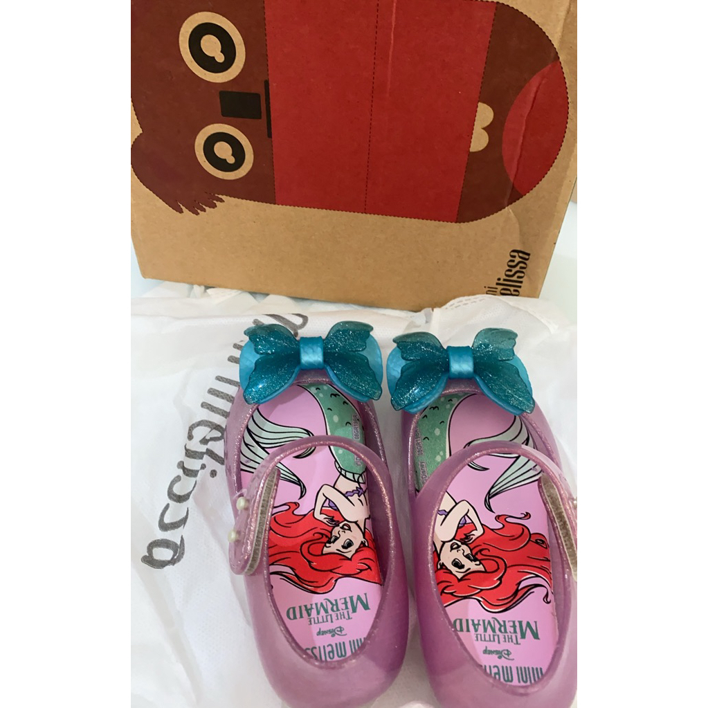 Sepatu Anak - Jelly Shoes - mini melissa Disney Princess ariel