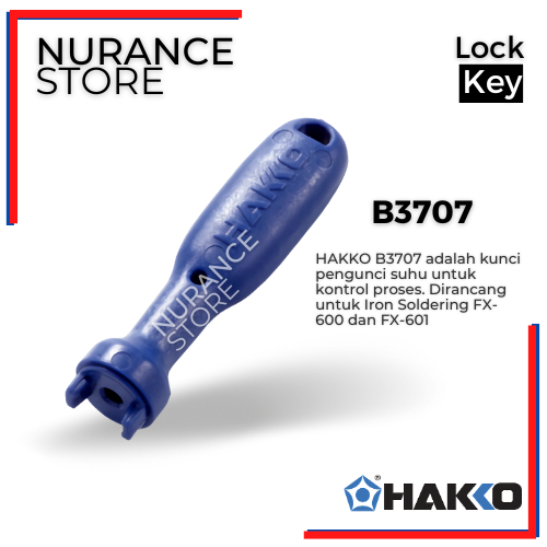 LOCK KEY B3707 FOR HAKKO FX-600 & FX-601