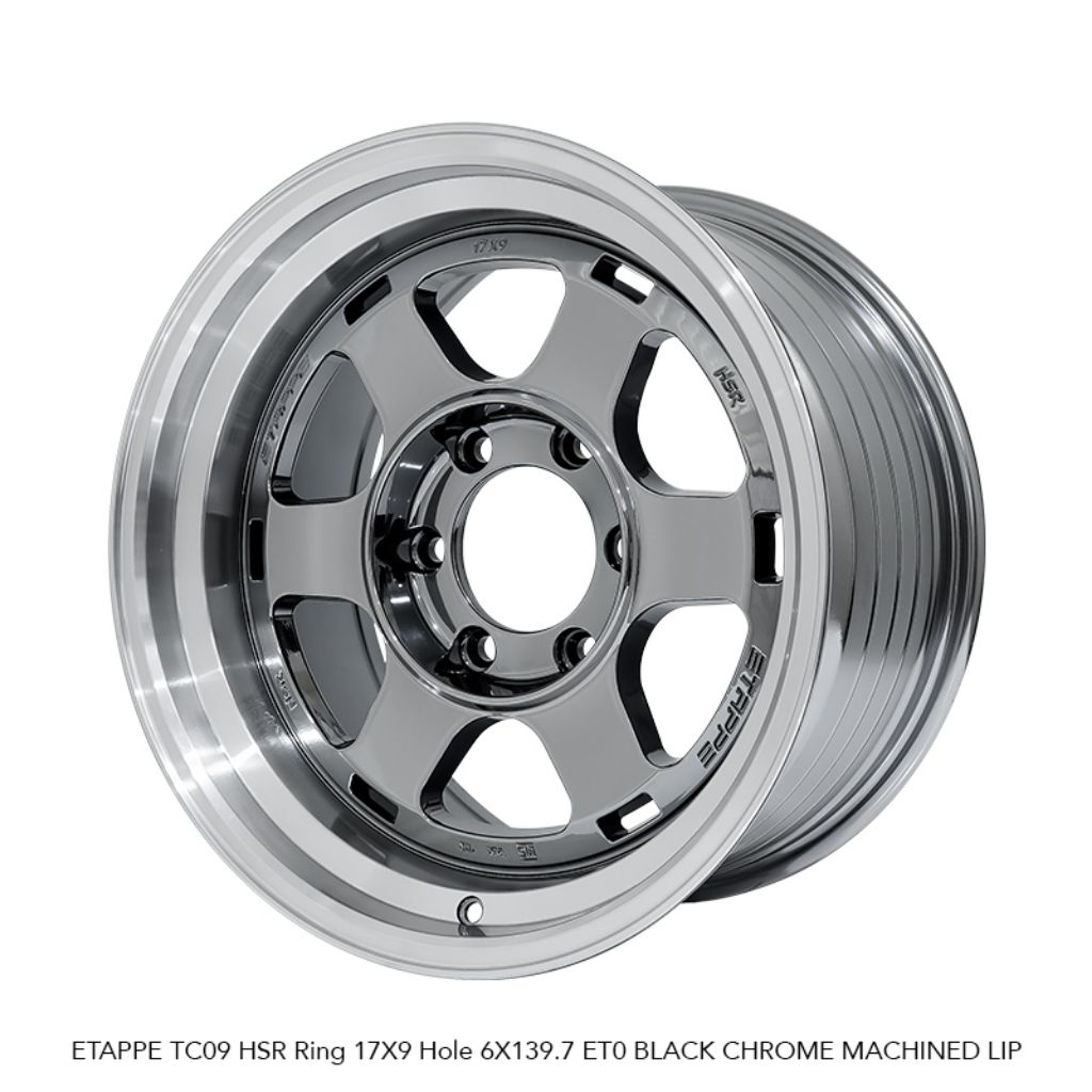 Velg Hsr Etappe Ring 17 Lubang 6 Chrome