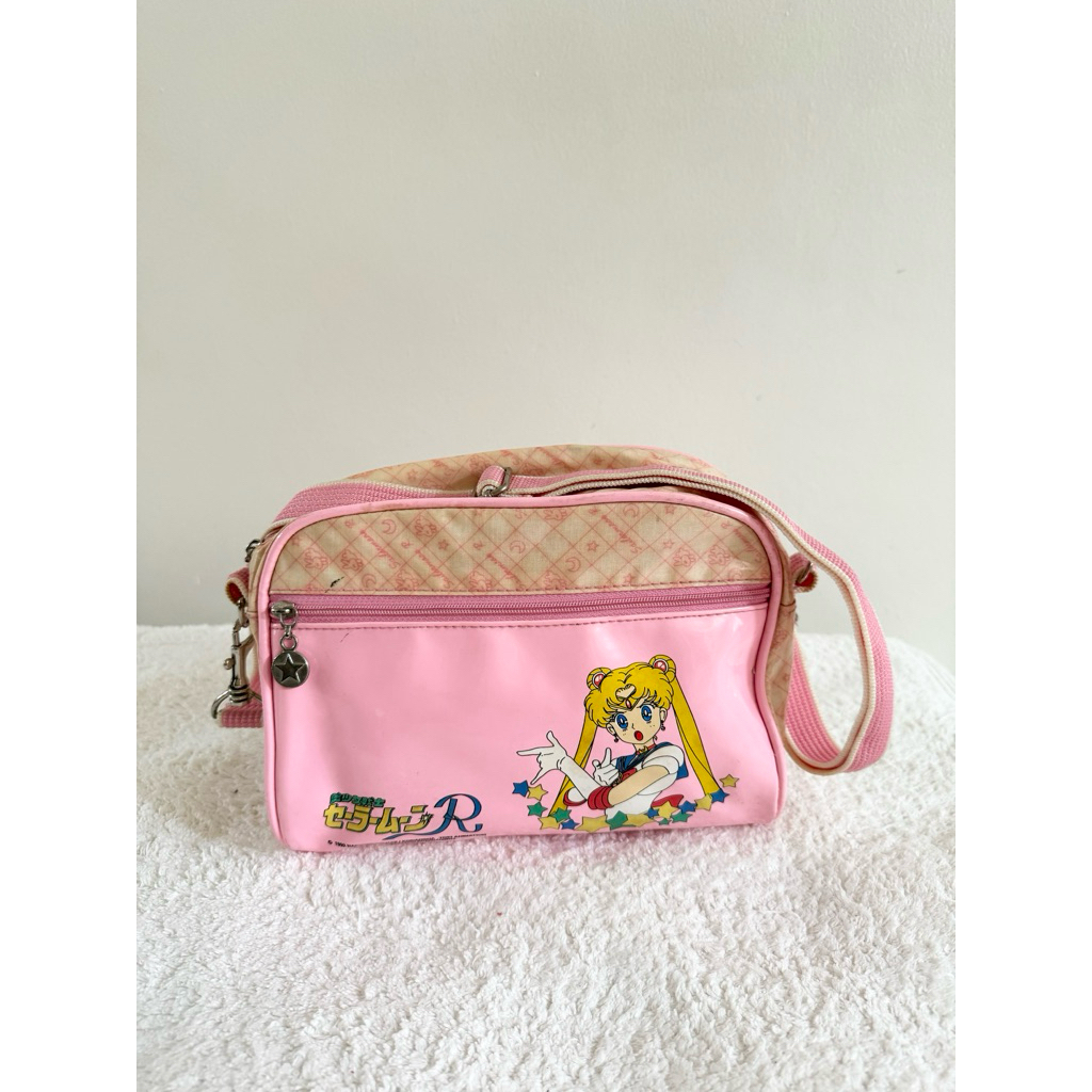 Sailormoon pink bag tas selempang wanita medium size