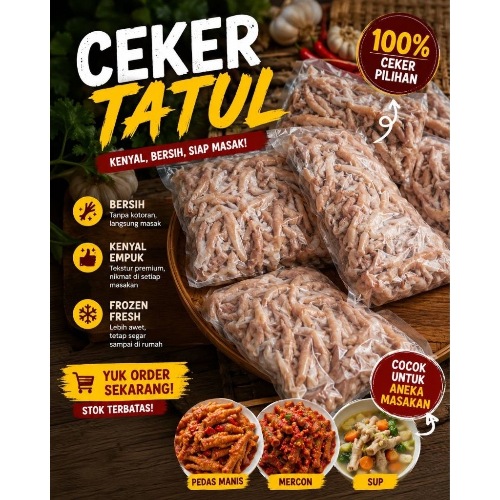 ceker tanpa tulang 1kg