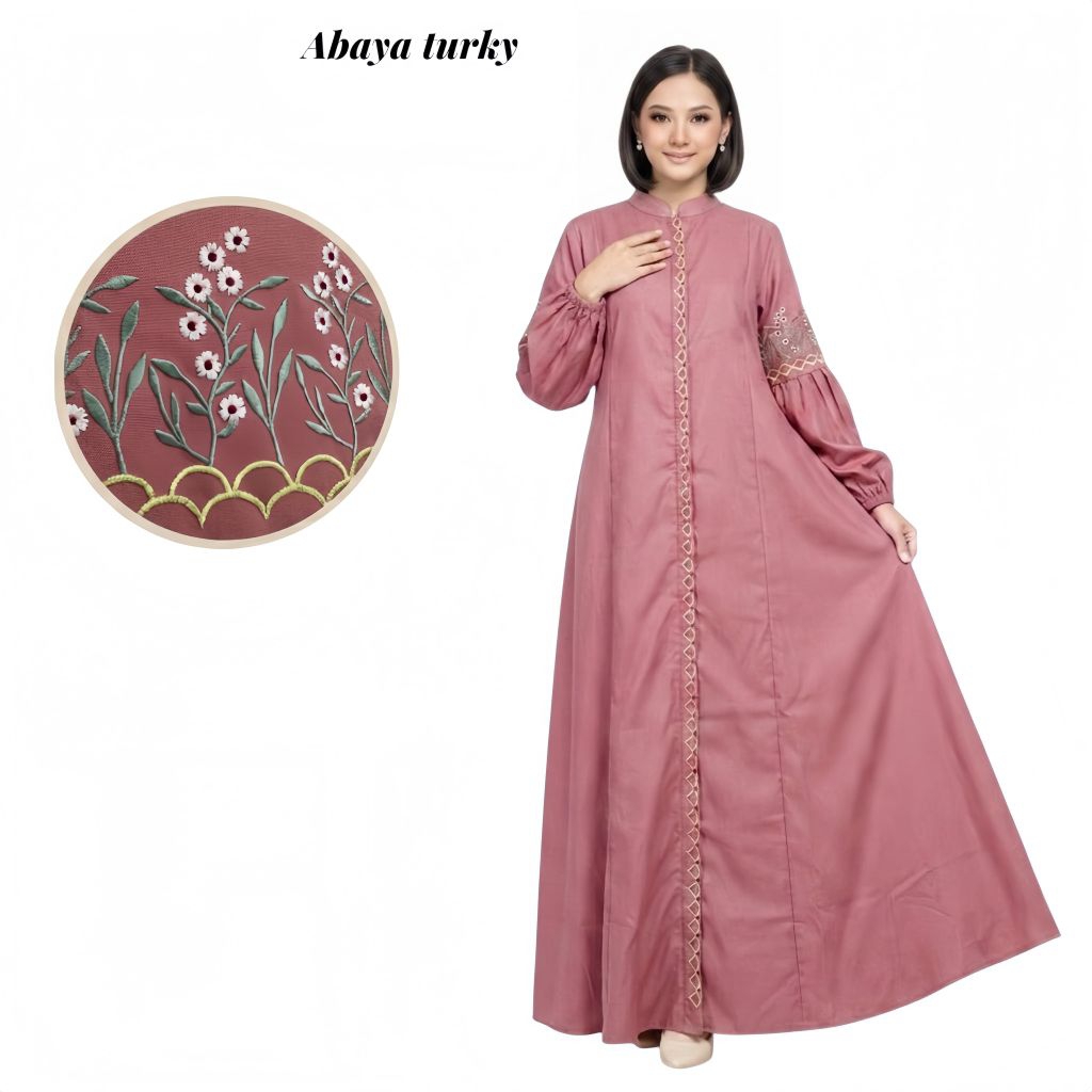 Arfaza-Gamis dress abaya Turkey desain anggun dan elegan