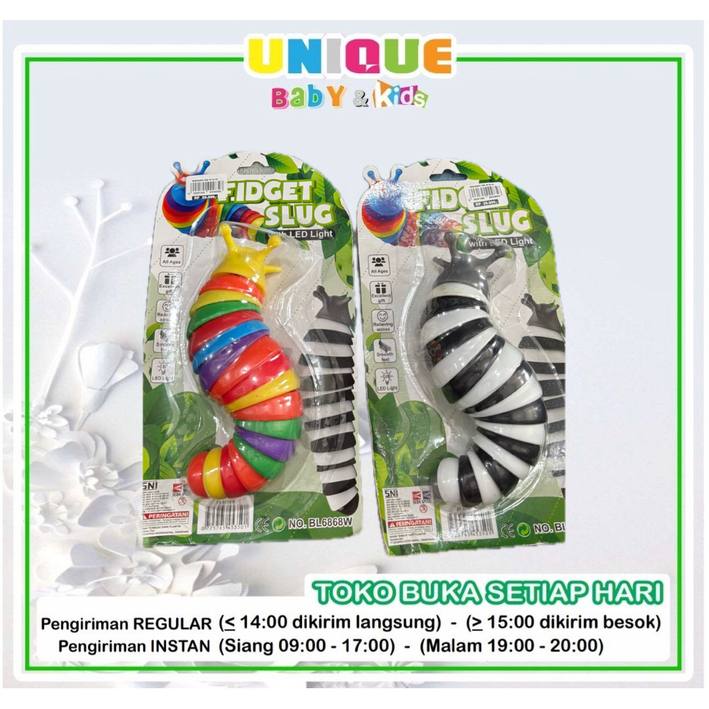 Mainan fidget slug
