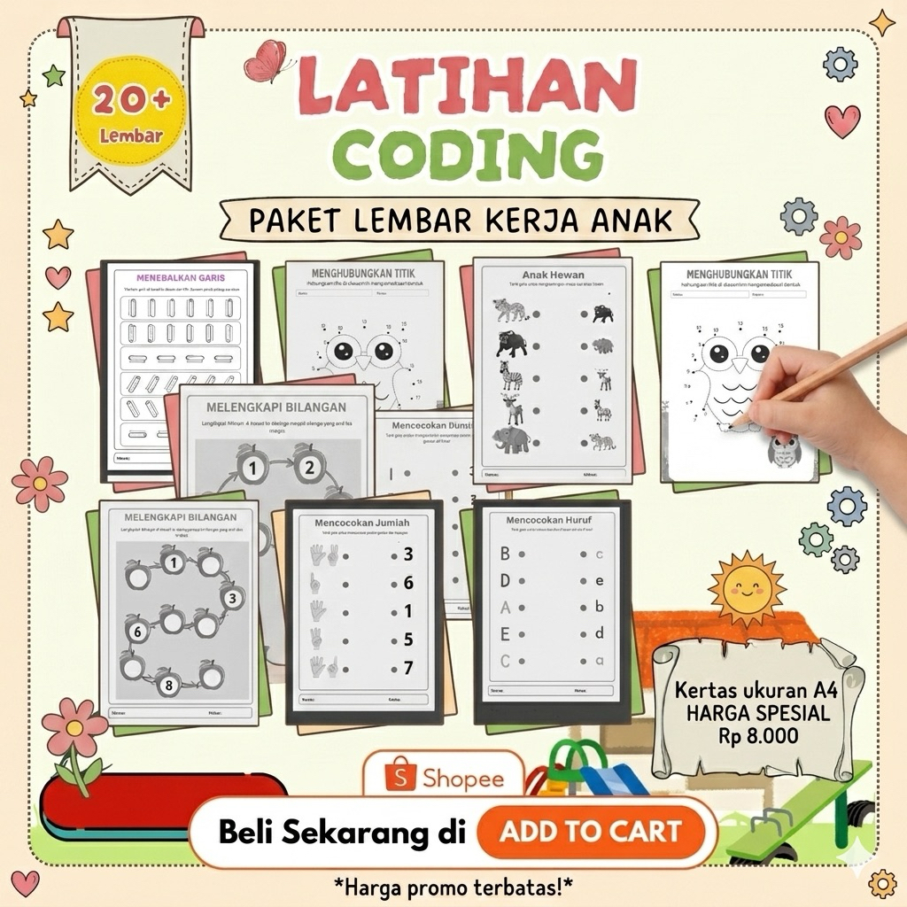 CODING/LEMBAR KERJA ANAK/BELAJAR CODING