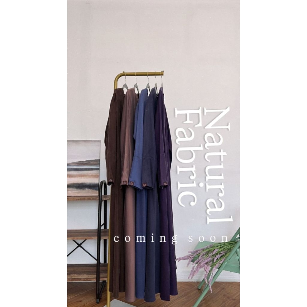Gamis BANNA Lyocell Natural Fabric AL-HAURAA