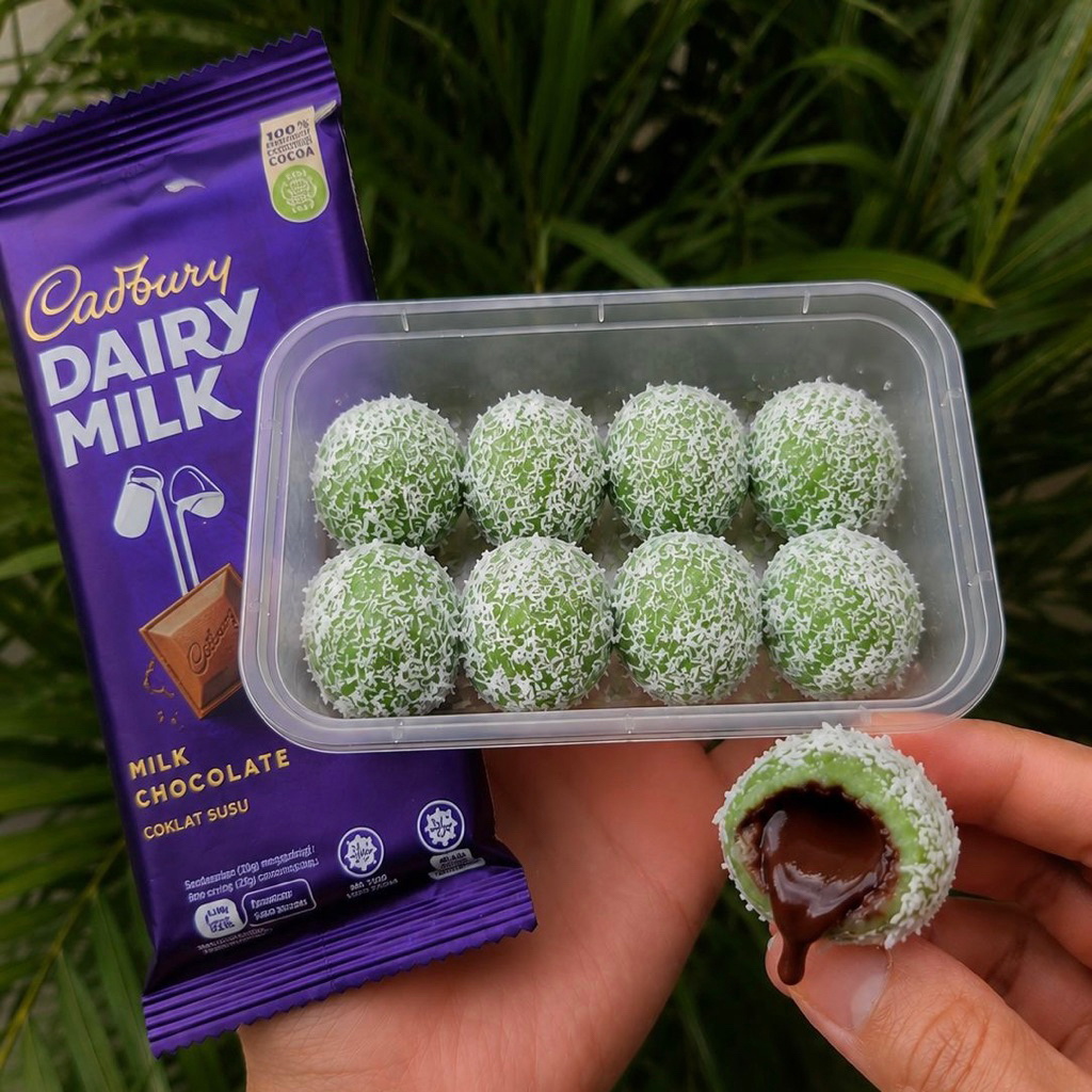 KLEPON isi CADBURRY VIRAL | Klepon Lumer Coklat | Klepon isi Coklat Lumer