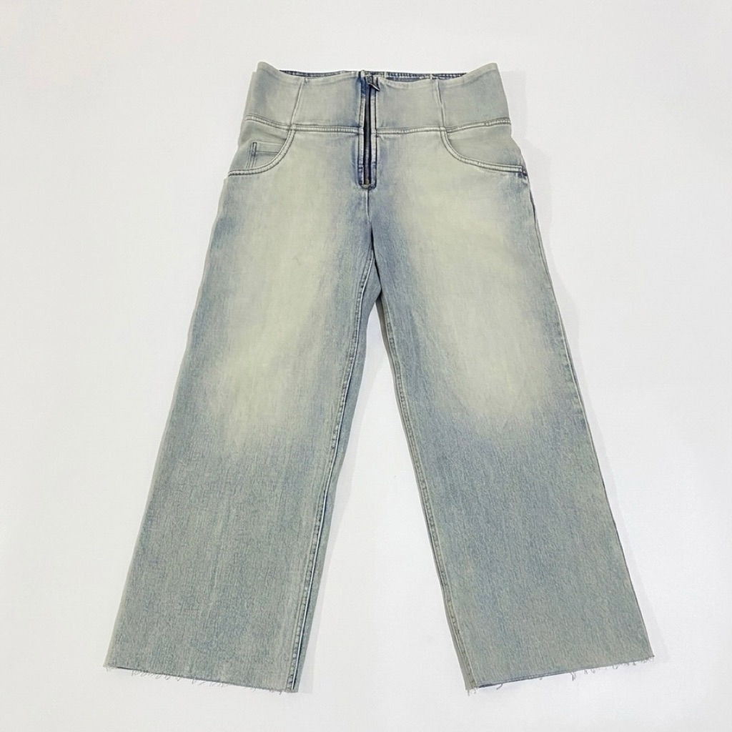 FREDDY Light Wash Strechy Denim Pant Wide-leg Jeans PRELOVED