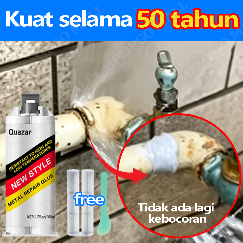 lem besi super kuat tahan panas 100g perekat logam kuat lem metal perbaikan lem besi kuat serbaguna 