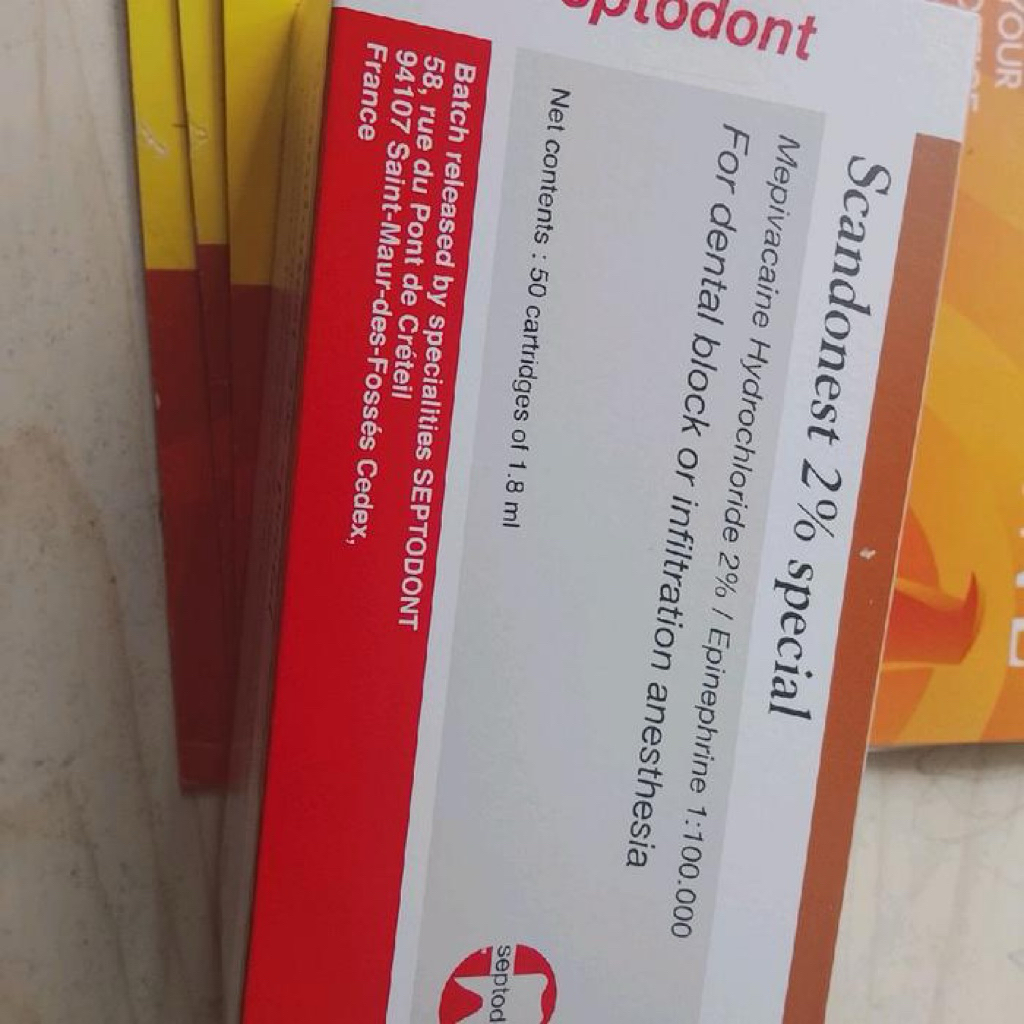 scandonest per box 2% isi 50 ampule