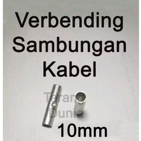 Verbending 10mm Konektor Kabel 10mm Selongsong Kabel 10mm Skun Verbending 10mm Ploksok 10mm