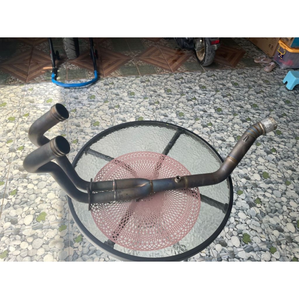 Header Knalpot R9 Austin Titanium Untuk YAMAHA MT-25