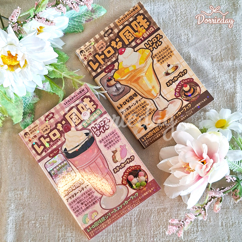 STIKER MR PAPER BUKU MINI TEMA DESSERT JEPANG