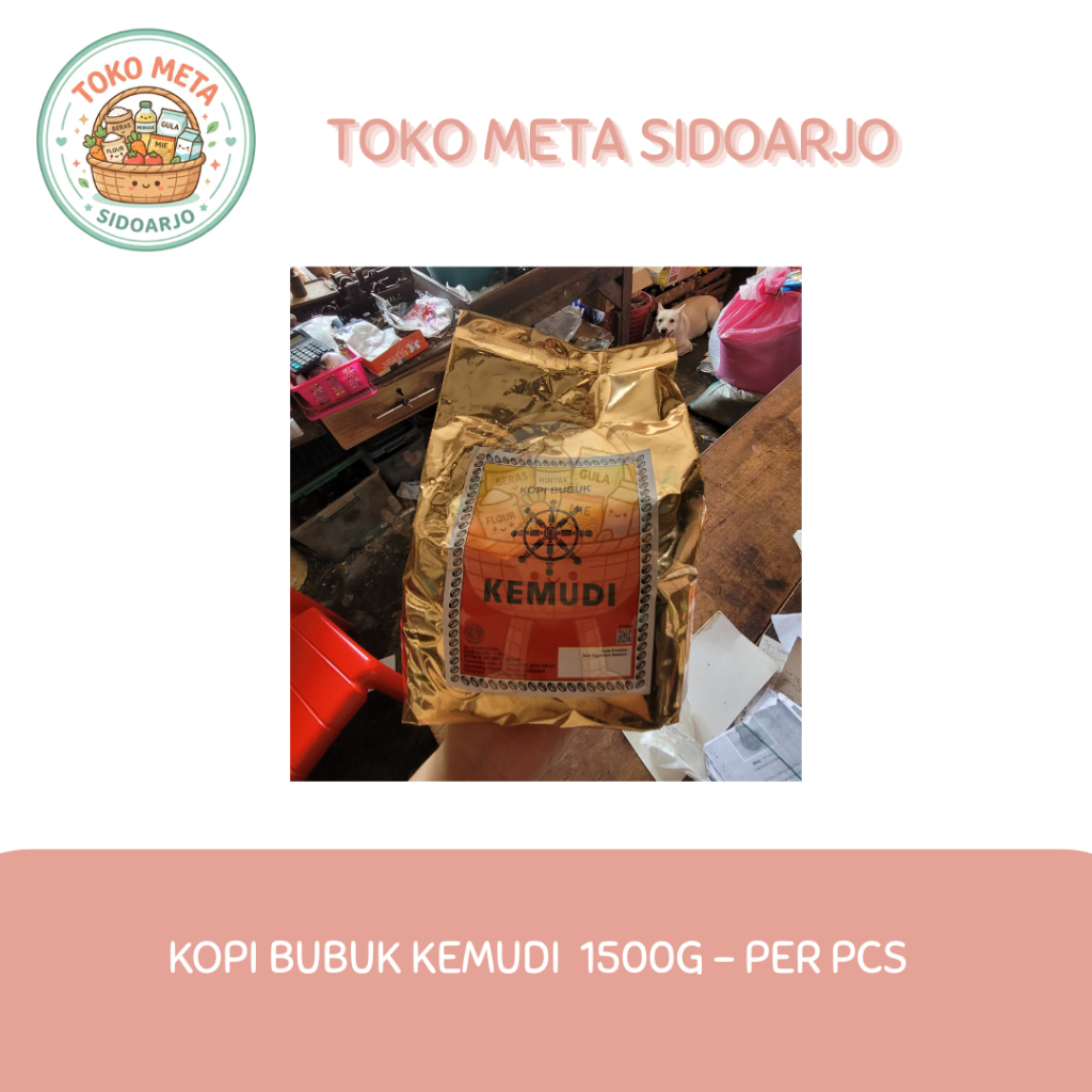 Kopi Bubuk Kapal Api Kemudi 1,5kg
