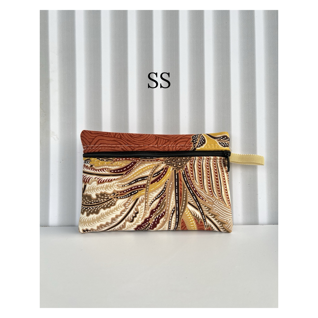 SOUVENIR PERNIKAHAN DOMPET BATIK ZIPER BESAR
