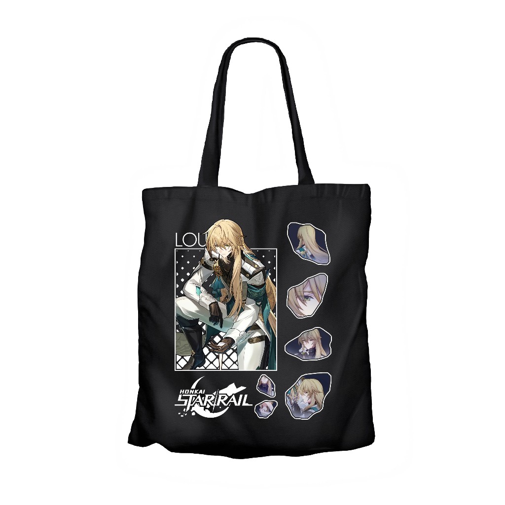 Tote bag infinite anime gameLOUCHA HSR- HONKAI STAR RAILmaterial canvas