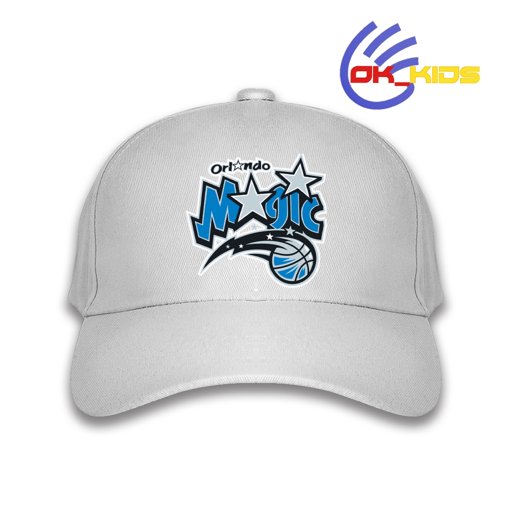 Topi Anak Gambar Tim Basket Orlando Magic Bahan Rafel Tebal Sablon DTF