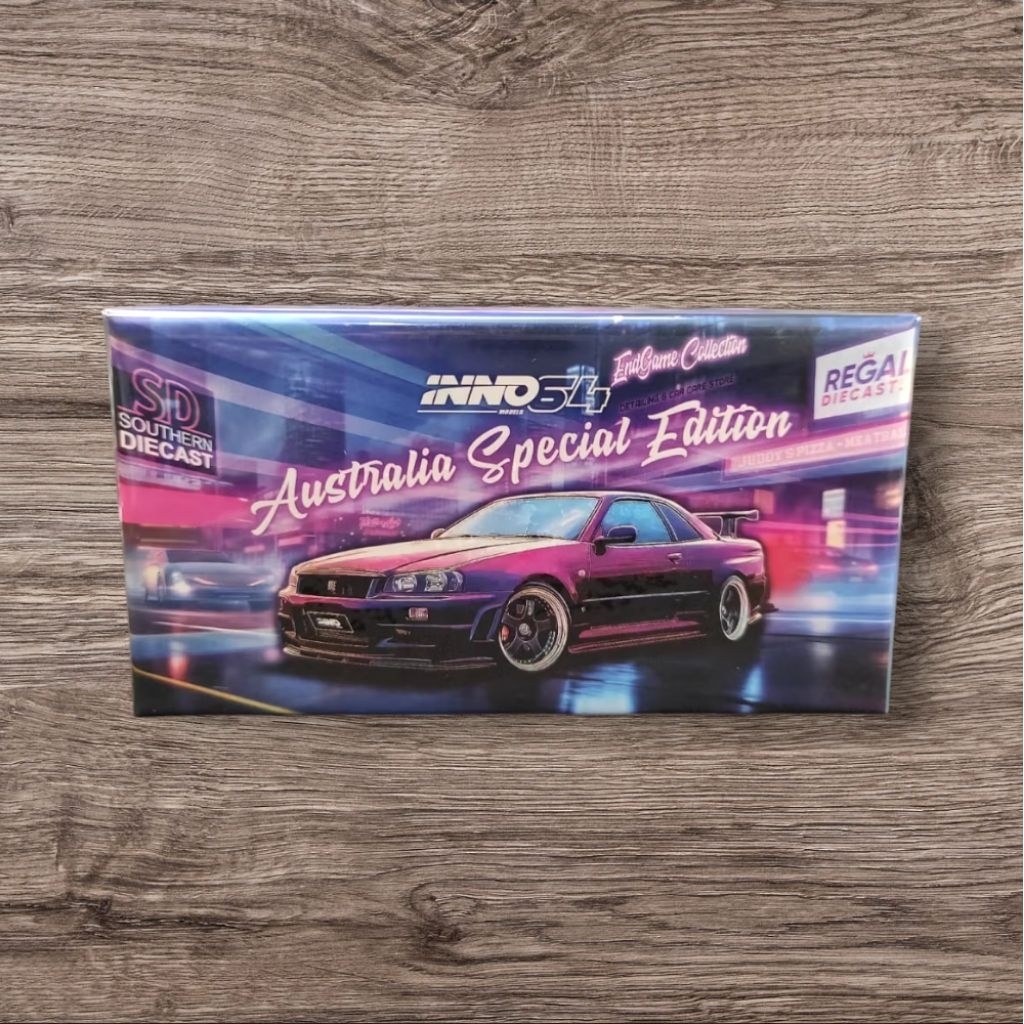 INNO64 Skyline GT-R (R34) Ungu "Endgame" Australia Special Edition