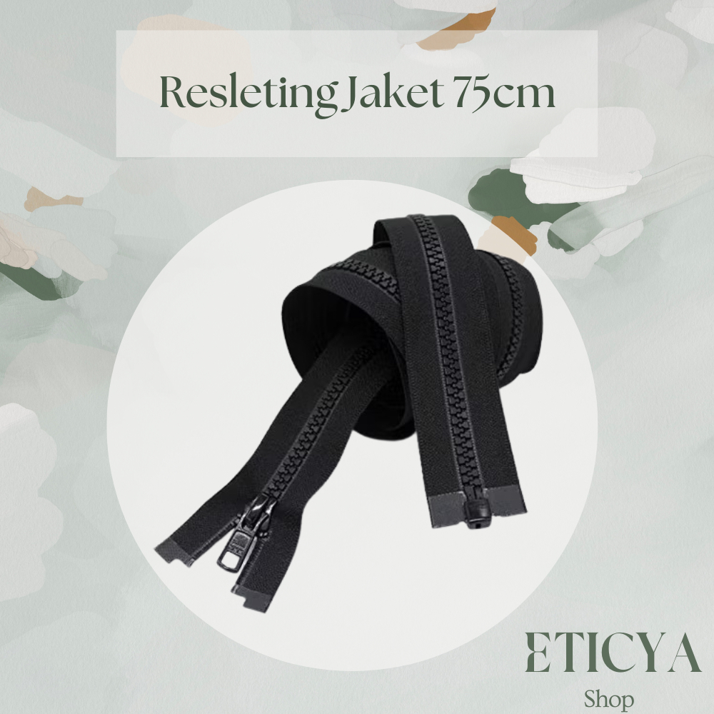 Resleting Jaket Superior 75cm 1pc - Resleting Jaket 75 cm Plastik Superior