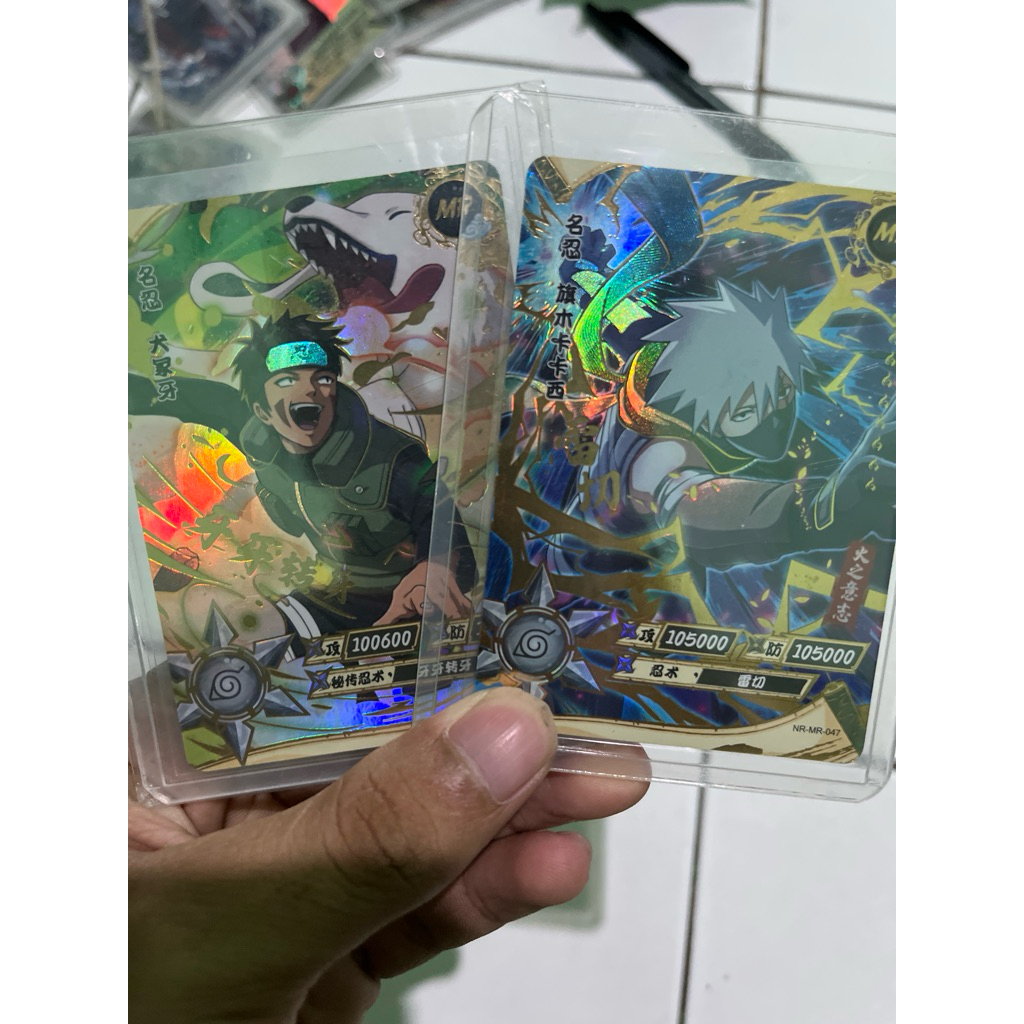 Kartu Naruto Kayou MR Kakashi & Kiba