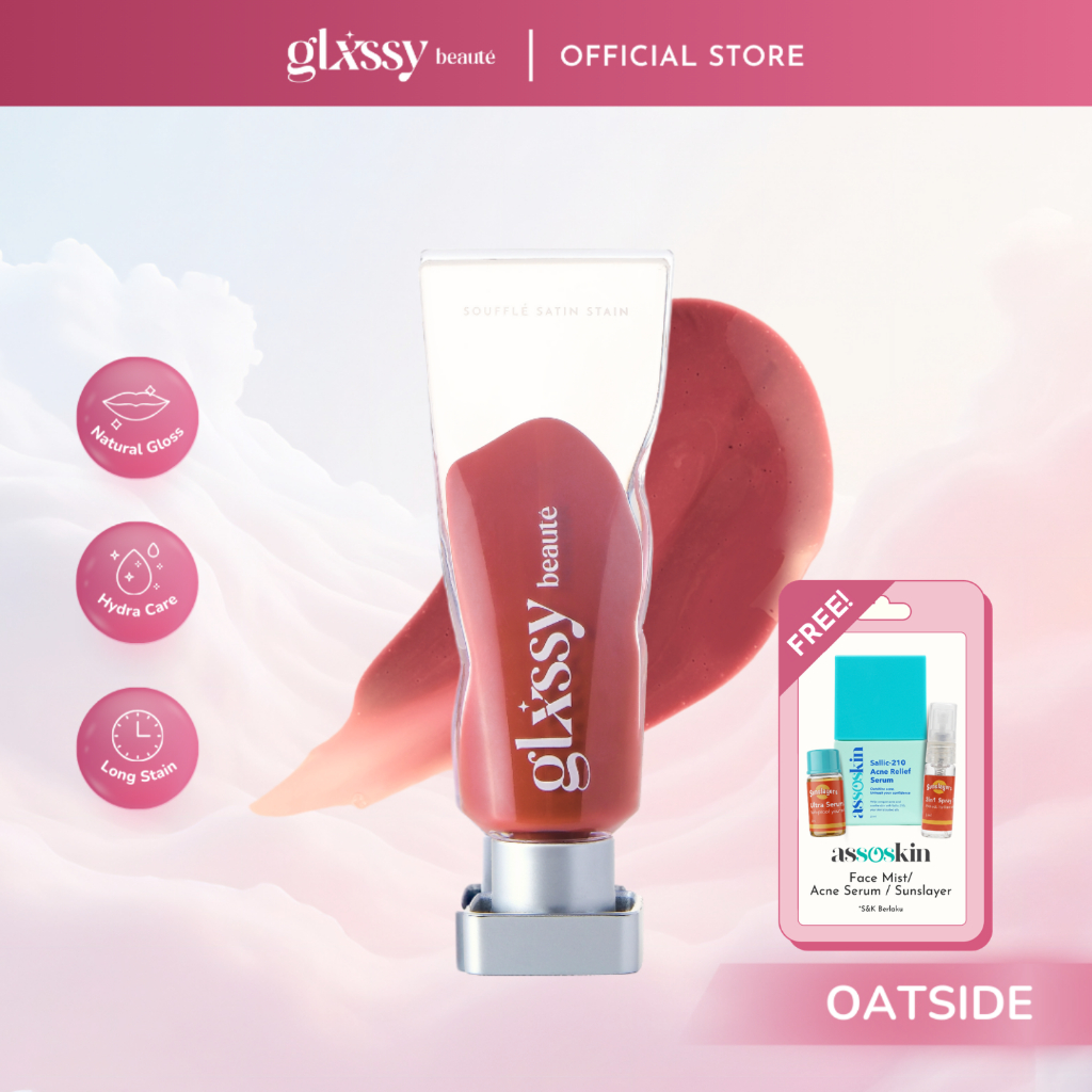 Glxssy Beaute Souffle Satin Stain Oatside - Lip Tint