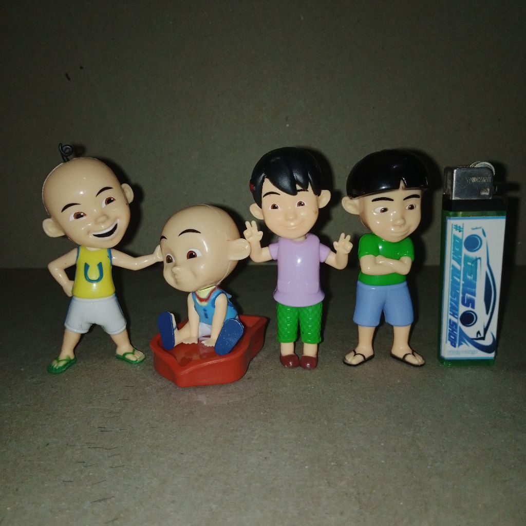 figure original kfc upin ipin dkk set 4 pcs