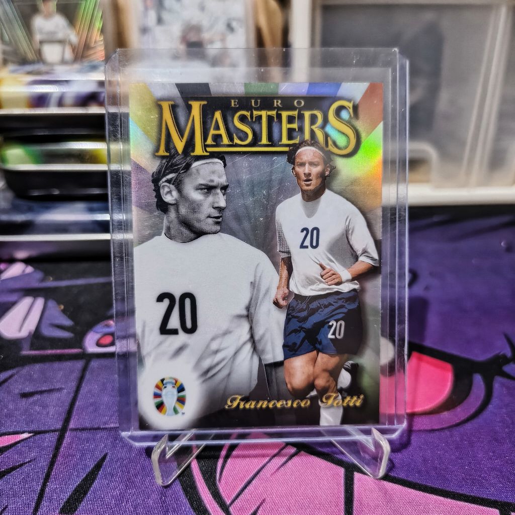 KARTU BOLA TOTTI EURO MASTERS ITALY TOPPS FINEST 22/23