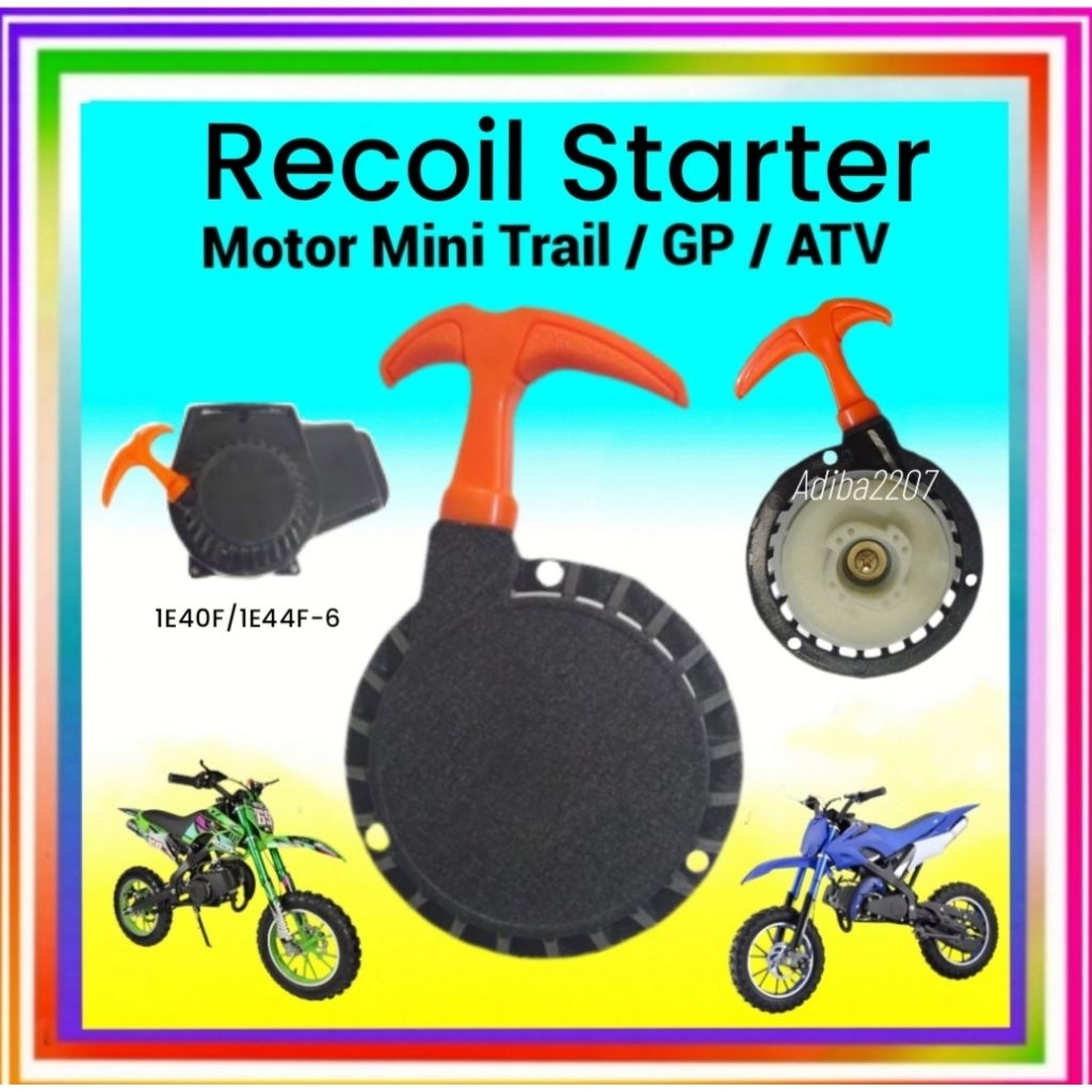 Pullstar tarikan engkol selahan stater motor mini trail GP ATV 50cc kap engkolan diral moto 49cc