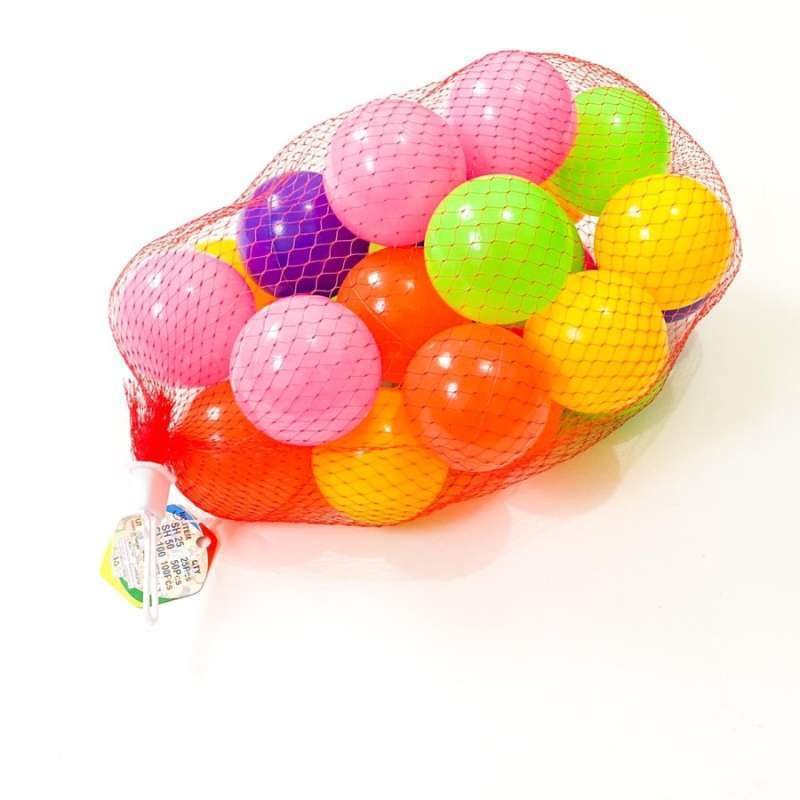 TERLARIS BOLA MANDI BOLA KECIL ANAK 1 SET WARNA WARNI UNTUK MAINAN ANAK