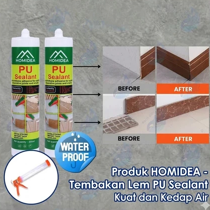 Lem Silikon Silicone Sealant Lem Kaca Silen Untuk Wallpaper Aluminium Kayu Logam PVC
