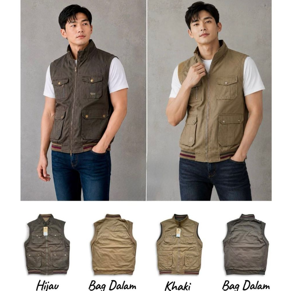 ROMPI IMPORT LORENG PRIA KEREN I VEST DORENG MOTOR TOURING CASUAL LAKI LAKI KASUAL OUTDOOR