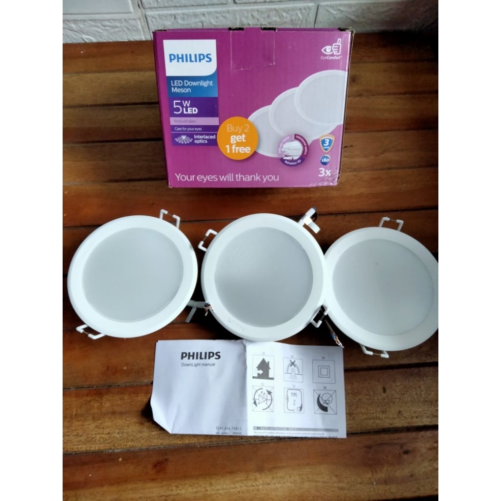 Lampu Philips LED Downlight Meson 5watt