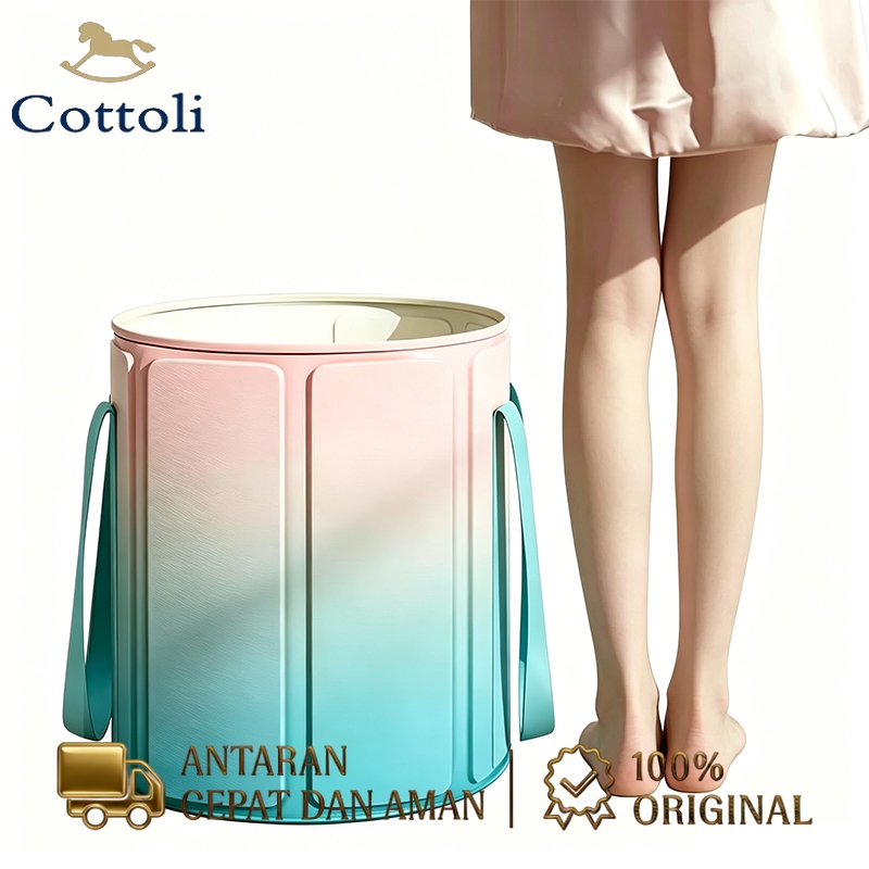 Bak Mandi Kaki Lipat Tangga Cuci Kaki Spa Refleksi Portable Foldable Home Foot Spa