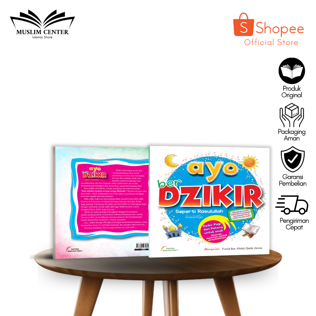 BUKU AYO BERDZIKIR SEPERTI RASULULLAH PUSTAKA IMAM ASY SYAFII